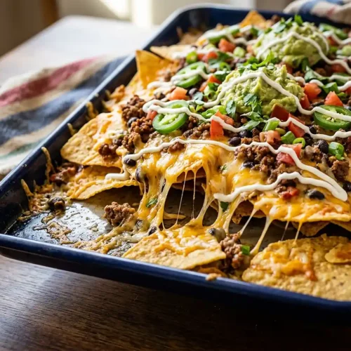 Sliding Sheet Pan Nachos 2 sliding sheet pan nachos