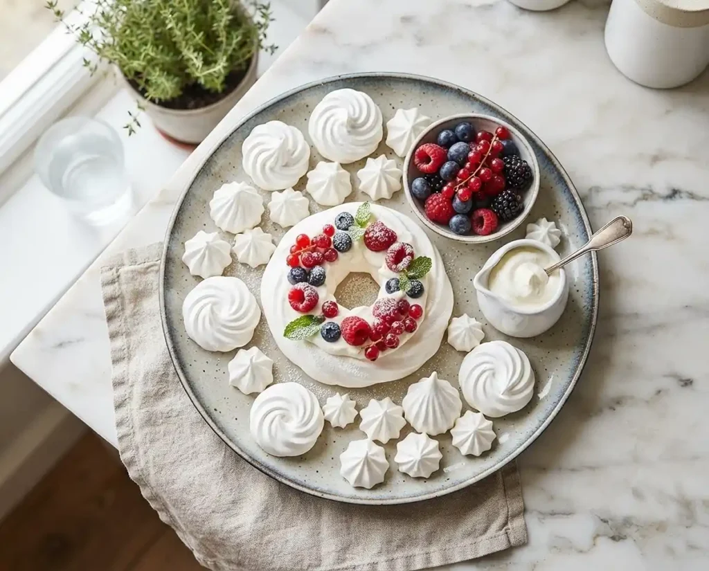 Air fryer meringue