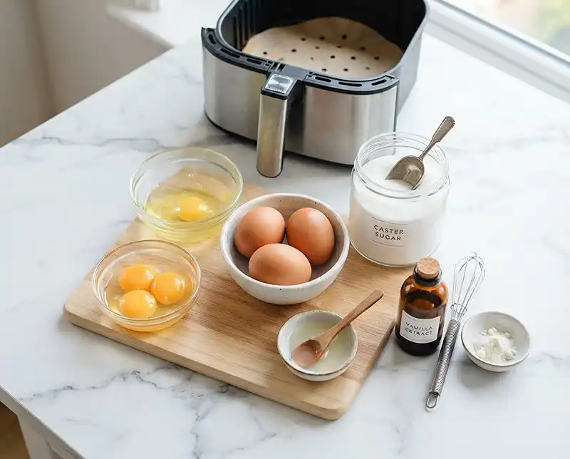 Air Fryer Meringue 3 Air fryer meringue Ingredients
