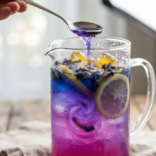 Butterfly Pea Flower Lemonade