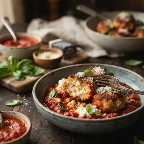 High-Protein Chicken Cottage Cheese Meatballs 2 High-Protein Chicken Cottage Cheese Meatballs Recipe