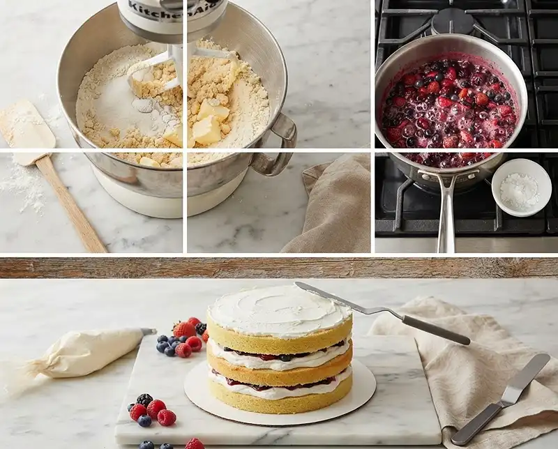 Berry Chantilly Cake Recipe 4 How to Make berry chantilly cake recipe