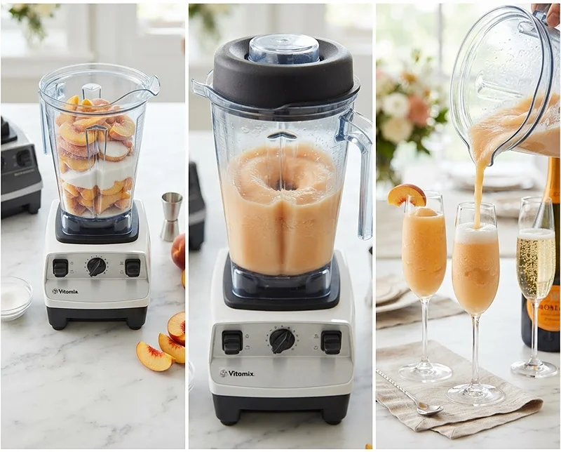 Frozen Peach Bellini Mocktail 4 How to Make frozen peach bellini recipe