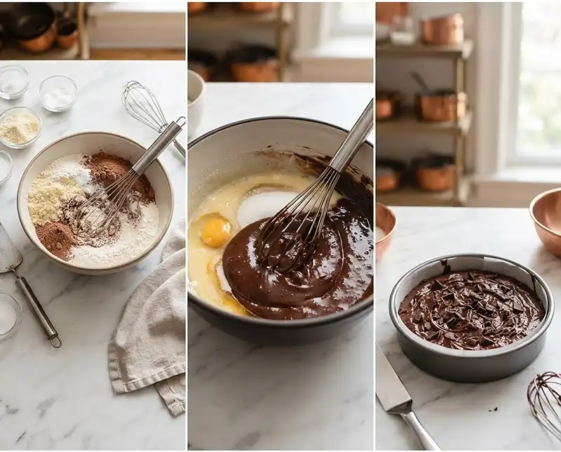 Italian Chocolate Olive Oil Cake 4 How to Make italian chocolate olive oil cake
