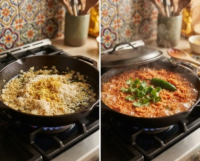 Mexican Red Rice Arroz Rojo recipe 4 How to Make mexican red rice arroz rojo recipe
