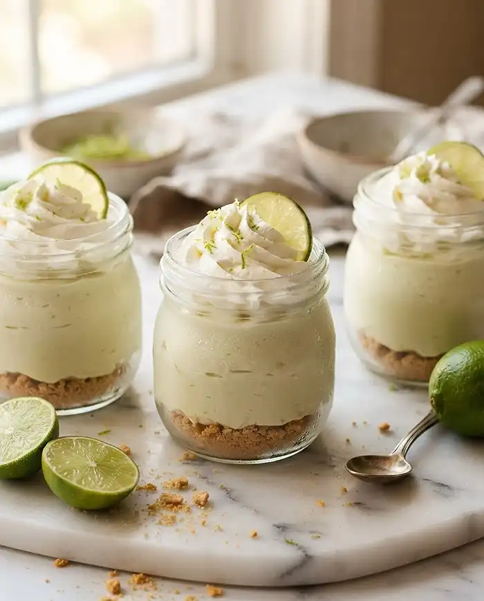 No Bake Dessert Recipes 3 No bake dessert recipes featuring creamy key lime cheesecake cups