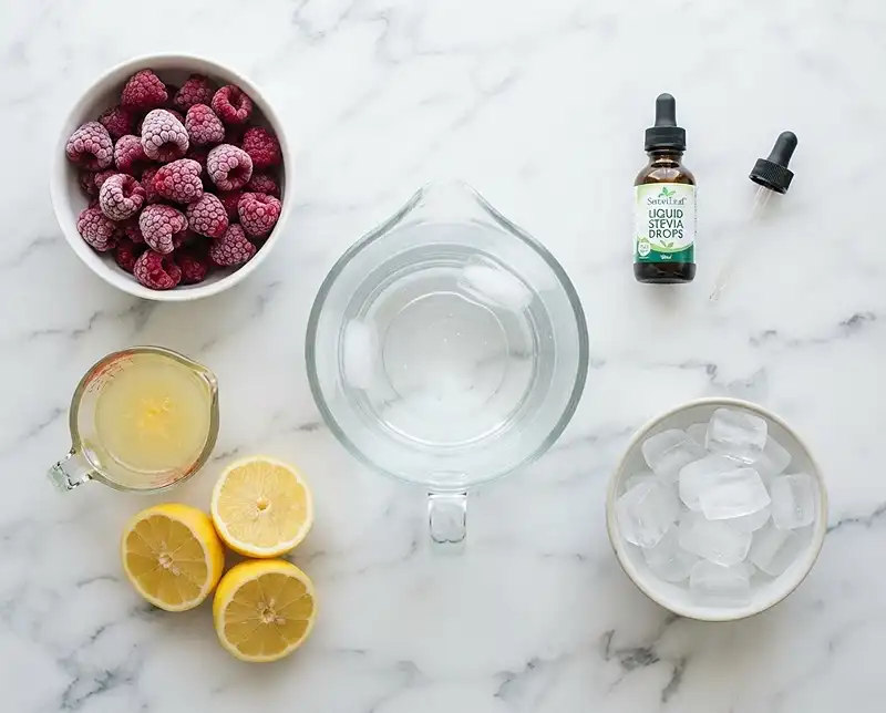 Sugar free raspberry lemonade​ Ingredients