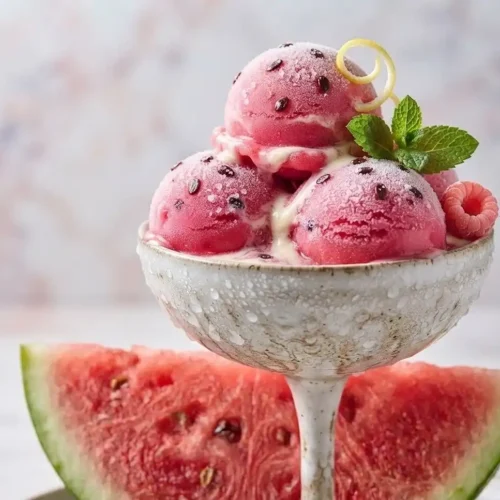 Two-Ingredient Watermelon Ice Cream 2 Two-Ingredient Watermelon Ice Cream Recipe