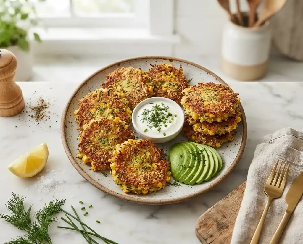 Zucchini Corn Fritters