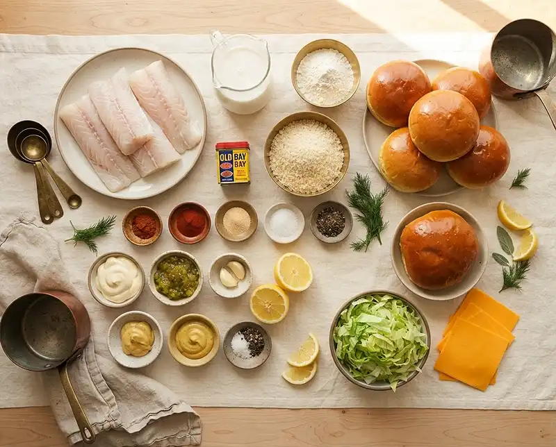 air fryer fish sandwich recipe​ Ingredients