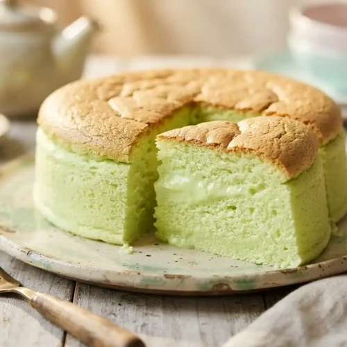 Air Fryer Japanese Cheesecake 2 air fryer japanese cheesecake