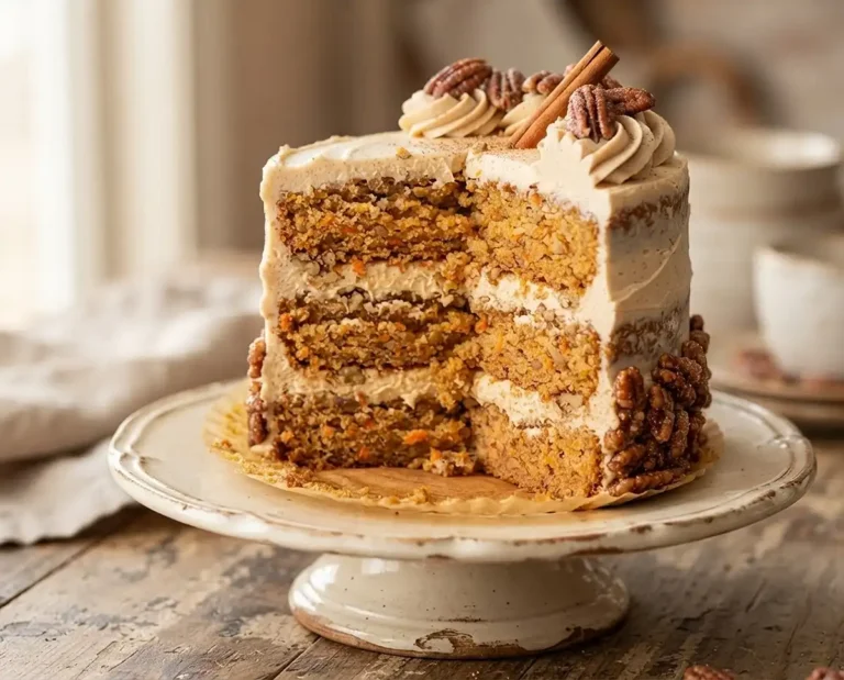 brown butter cream cheese frosting carrot cake​