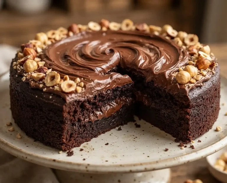 chocolate nutella cake