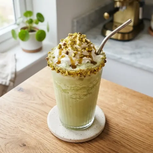 Frozen Pistachio Latte 2 frozen pistachio latte