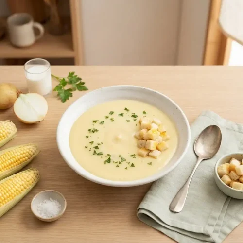 Japanese Corn Potage 2 japanese corn potage