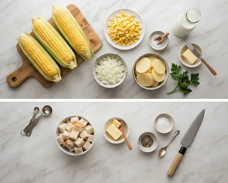 Japanese Corn Potage 3 japanese corn soup Ingredients