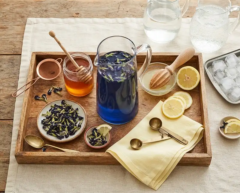 lemonade with butterfly pea flower​ Ingredients