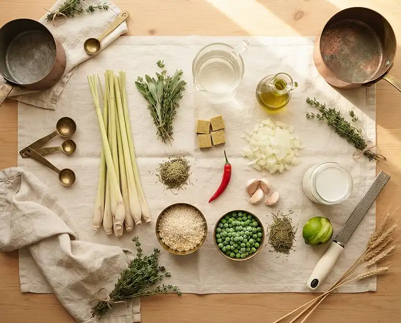 lemongrass risotto recipe​ Ingredients