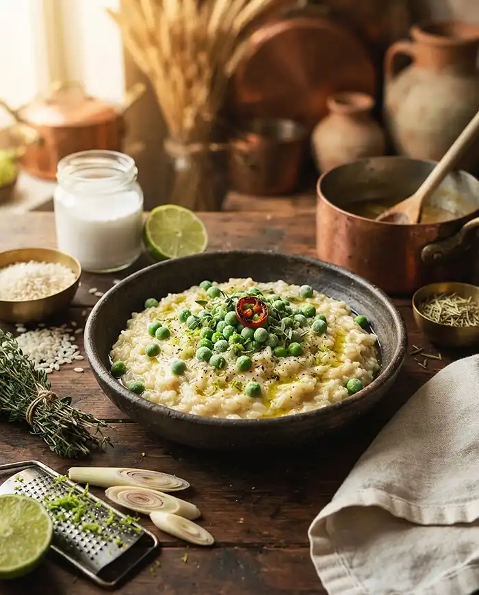 lemongrass risotto