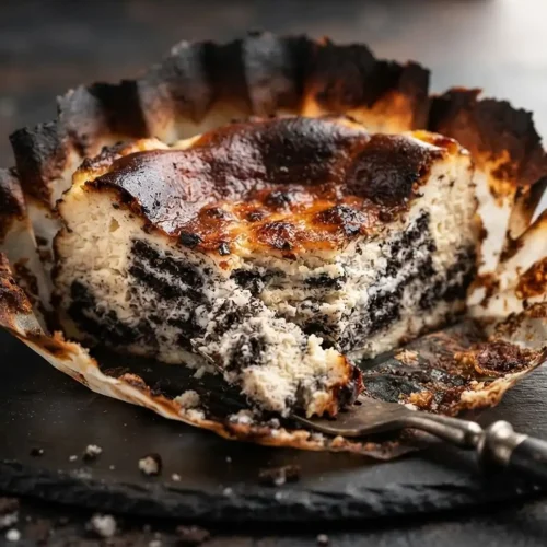 oreo basque cheesecake​