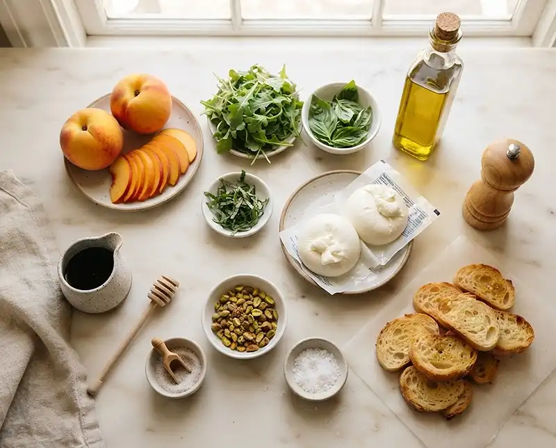 peach salad recipe​ Ingredients