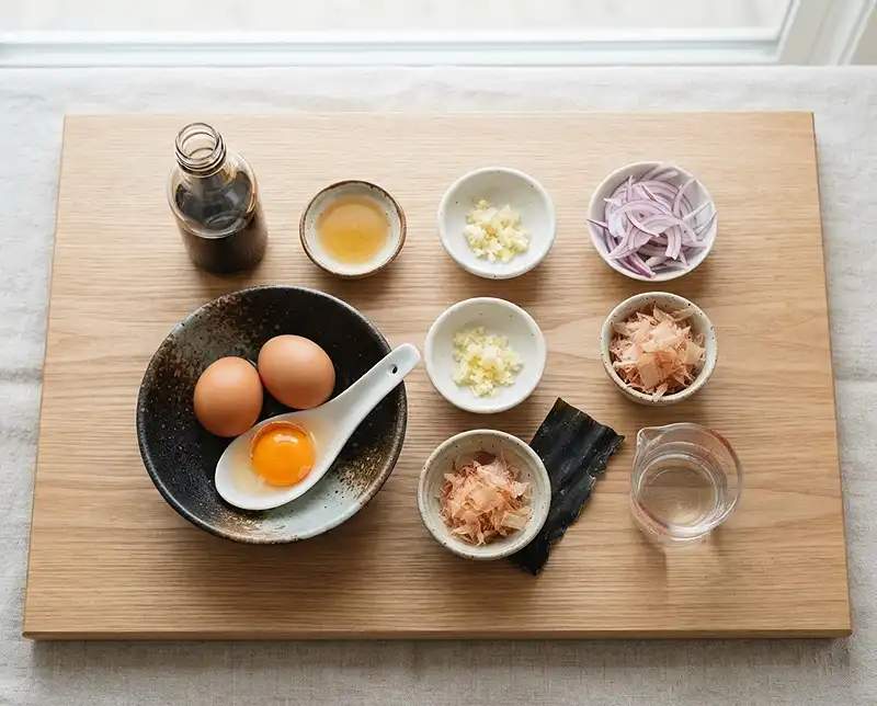 Soy Cured Egg Yolk Recipe 3 soy cured egg yolk recipe Ingredients