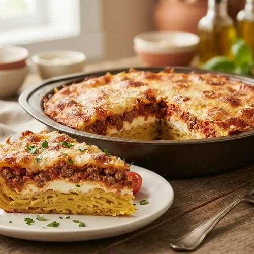 Spaghetti Pie 2 spaghetti pie
