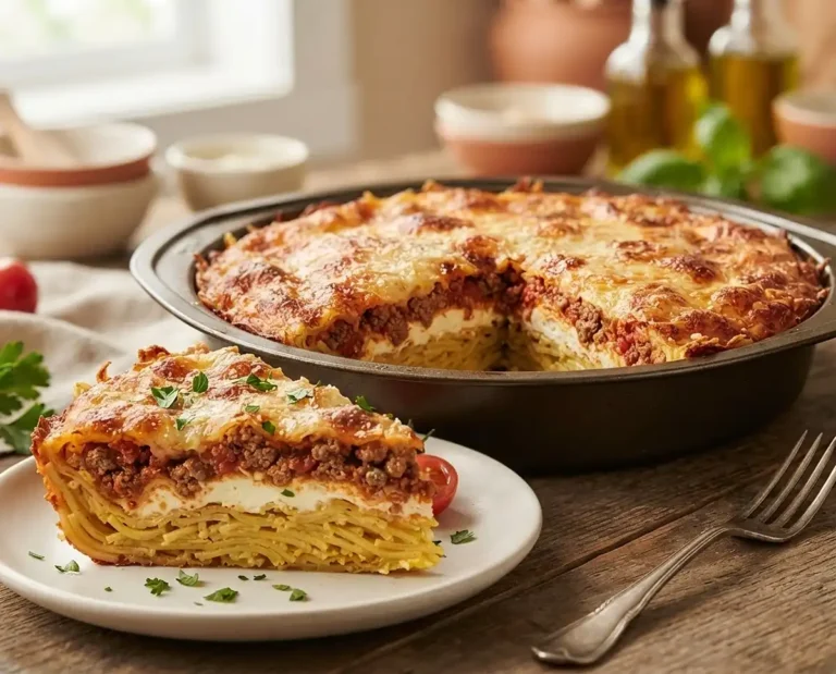 spaghetti pie​