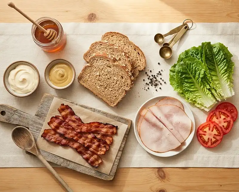 turkey brie honey mustard sandwich Ingredients