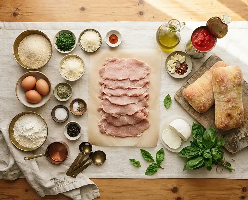 Veal Parm Sandwich Recipe 3 veal parm sandwich recipe Ingredients