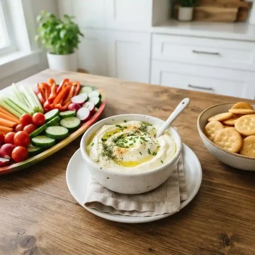 Whipped Cottage Cheese Ranch Dip 2 whipped cottage cheese ranch dip