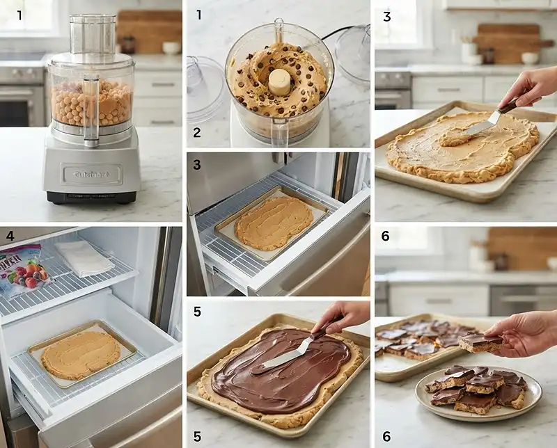 How to Make chickpea cookie dough bark recipe​ Step by step