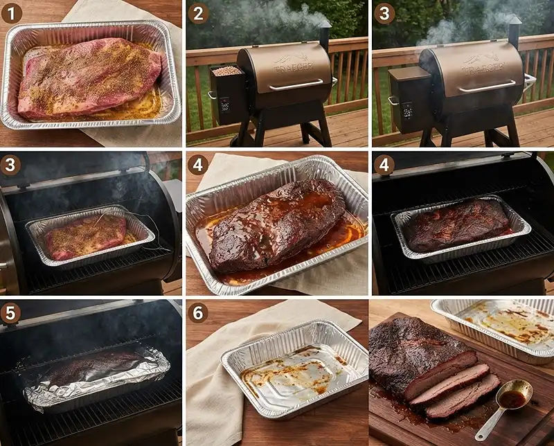 How to cook traeger brisket flat recipe