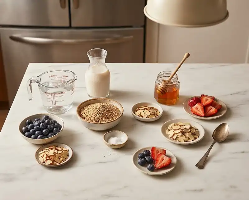 Steel Cut Oats Preparation 3 Ingredients for steel cut oats preparation