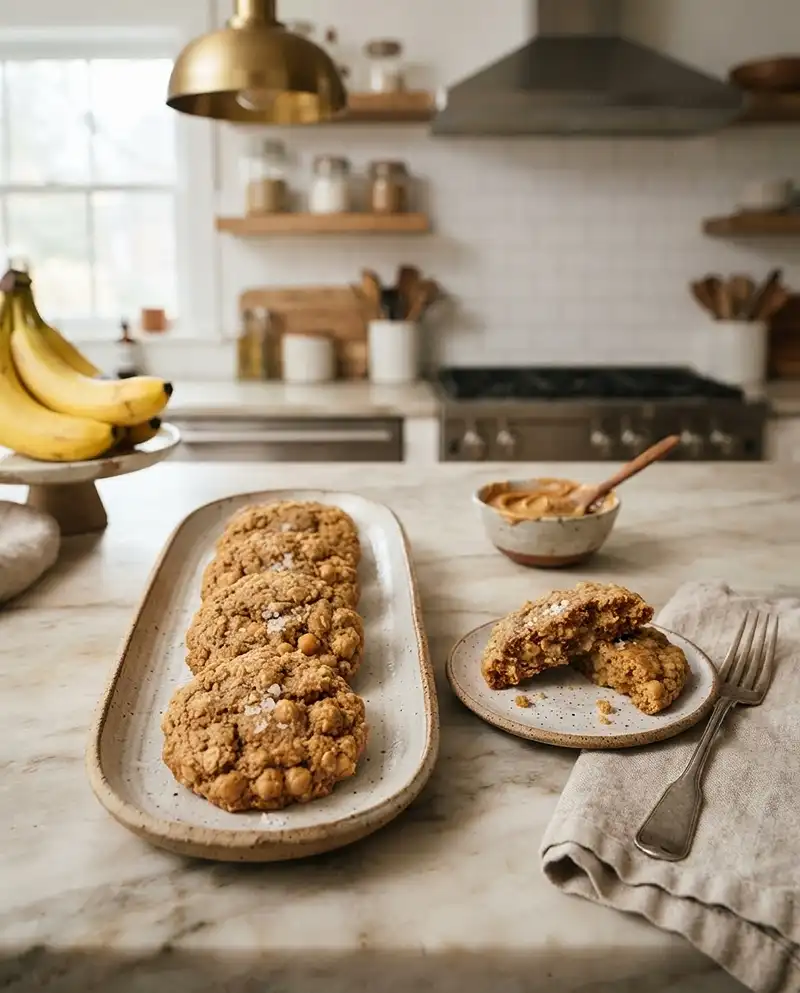 Banana Chickpea Cookies 5 banana chickpea cookies 