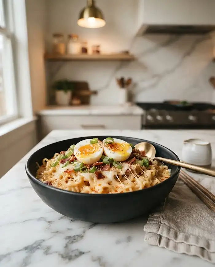 How to Cook Buldak Carbonara with Milk 5 buldak carbonara with milk