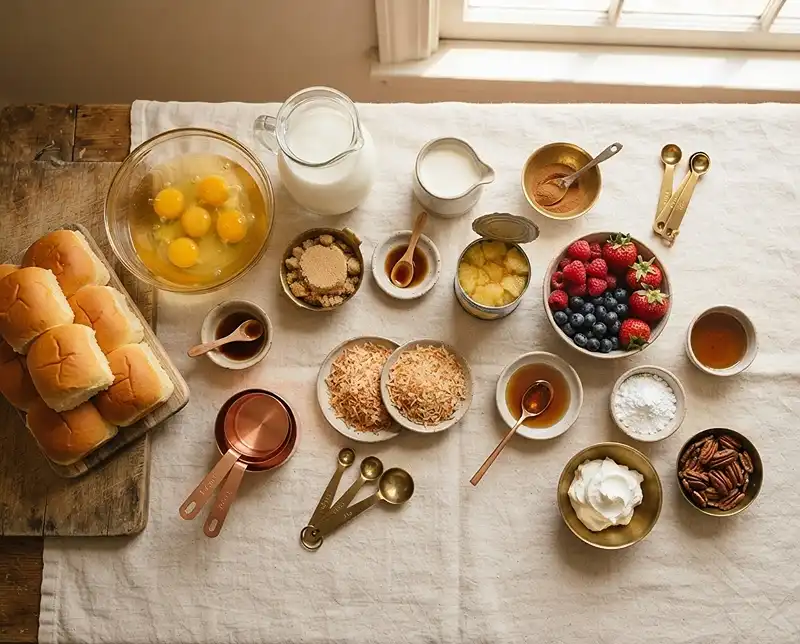 Hawaiian Bread French Toast Bake 3 hawaiian bread french toast bake recipe Ingredients