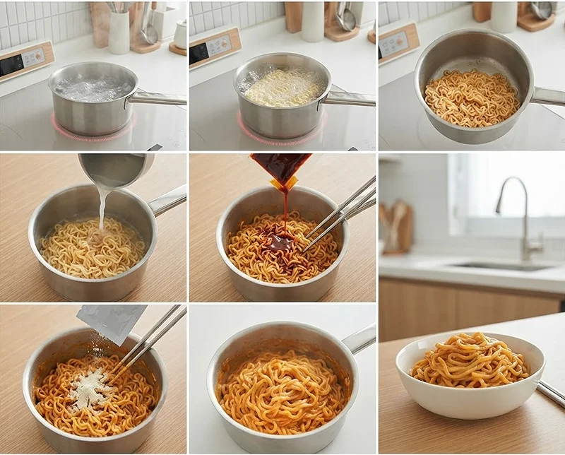 Samyang Buldak Noodles Carbonara 4 homemade samyang buldak noodles carbonara