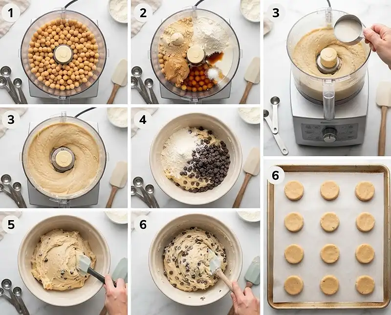 Chickpea Protein Cookies Recipe 4 how to make chickpea protein cookies recipe