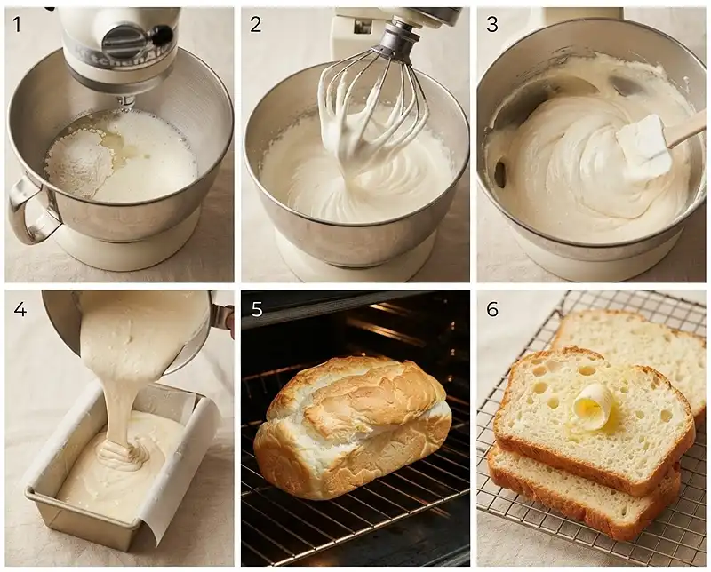 how to make egg white bread