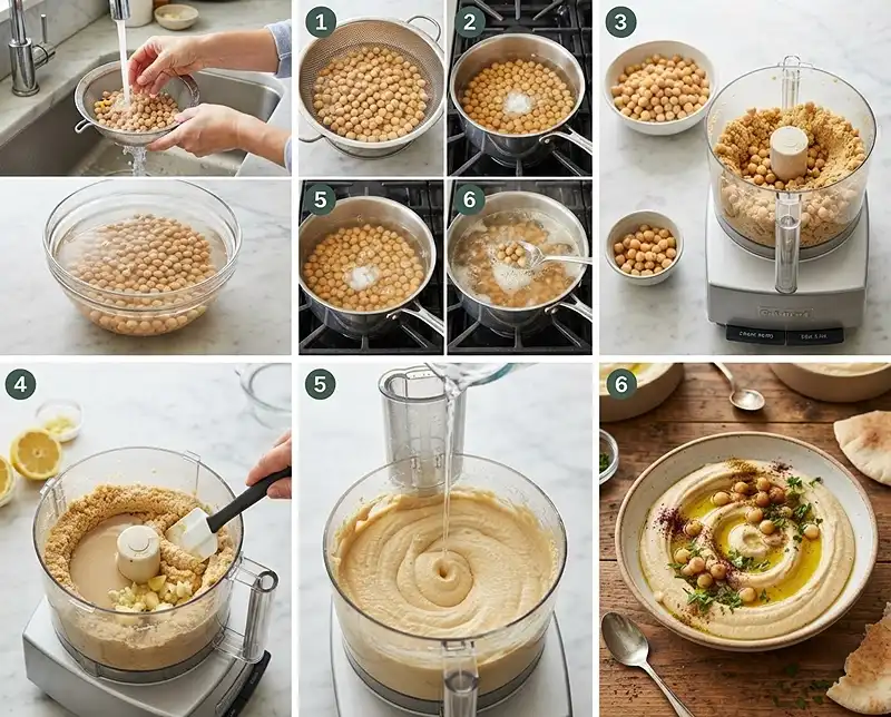 How to Make Hummus with Dried Chickpeas 4 how to make hummus with dried chickpeas