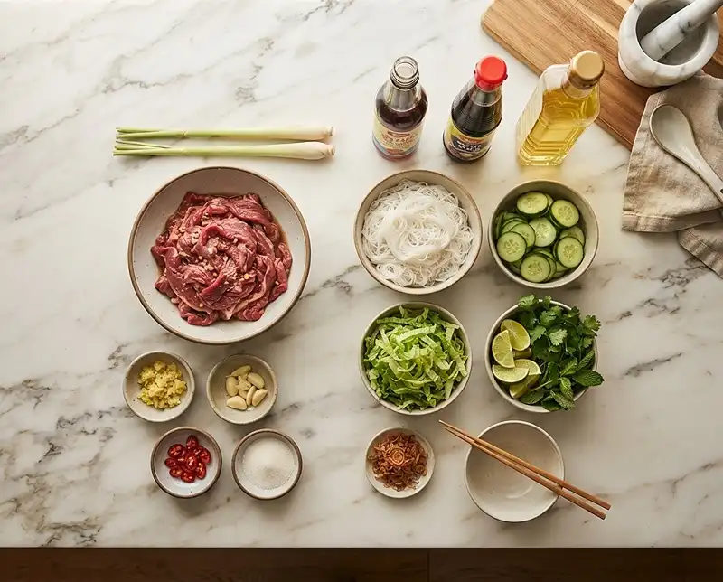 Vietnamese Lemongrass Beef Recipe 3 lemongrass beef vietnamese recipe ingredients