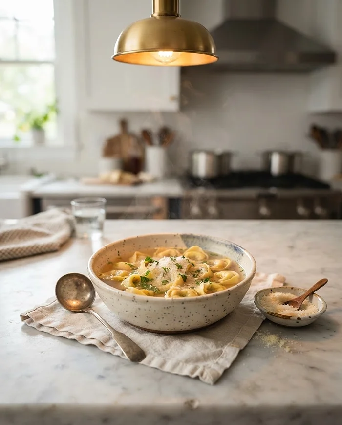Valerie Bertinelli Favorite Soup Recipe 5 tortellini in brodo