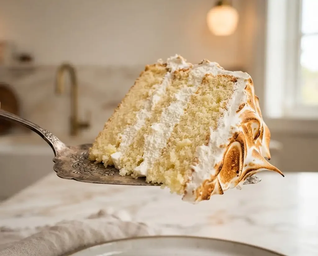 vanilla meringue cake recipe​