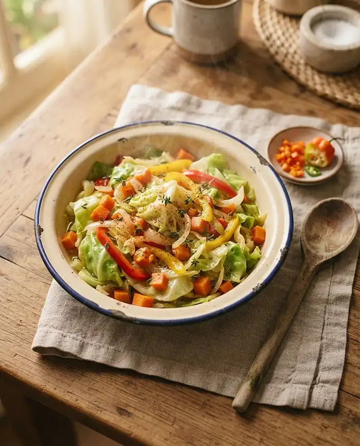 Jamaican Steamed Cabbage Recipe 5 Cabbage dish