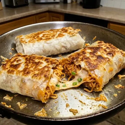 Cheesy Rice Paper Dumplings