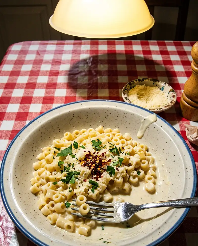 Creamy One-Pan Ditalini Pasta recipe