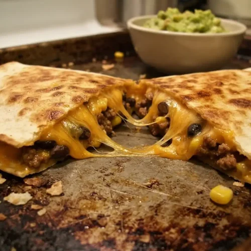 Crispy Sheet-Pan Oven Quesadillas 2 Crispy Sheet-Pan Oven Quesadillas