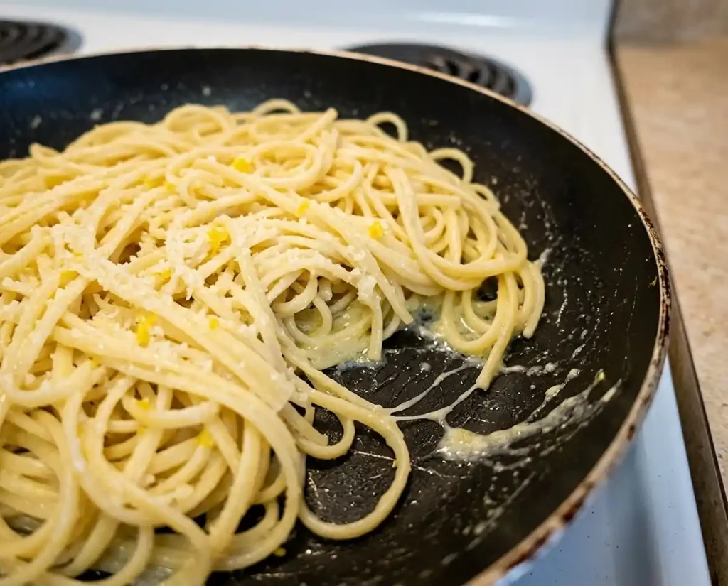 Frozen Lemon 4-Ingredient Pasta