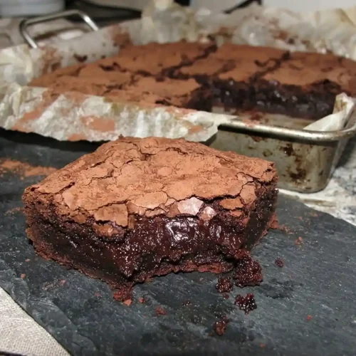 Fudgy Miso Brownies 2 Fudgy Miso Brownies